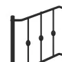 Black metal headboard 90 cm by , Headboards and footboards - Ref: Foro24-373817, Price: 22,87 €, Discount: %