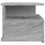 Sonoma gray wood floating bedside table 40x31x27 cm by vidaXL, Nightstands - Ref: Foro24-815314, Price: 38,14 €, Discount: %