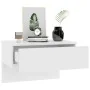 Mesitas de noche de pared 2 unidades blanco brillante de vidaXL, Mesitas de noche - Ref: Foro24-810948, Precio: 71,38 €, Desc...