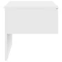 Mesitas de noche de pared 2 unidades blanco brillante de vidaXL, Mesitas de noche - Ref: Foro24-810948, Precio: 71,38 €, Desc...