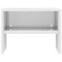 Mesitas de noche 2 uds madera contrachapada blanco 40x30x30 cm de vidaXL, Mesitas de noche - Ref: Foro24-800076, Precio: 37,7...