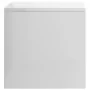 Mesitas de noche 2 uds madera contrachapada blanco 40x30x30 cm de vidaXL, Mesitas de noche - Ref: Foro24-800076, Precio: 37,7...