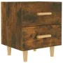 Mesita de noche color roble ahumado 40x35x47,5 cm de vidaXL, Mesitas de noche - Ref: Foro24-817285, Precio: 35,65 €, Descuent...