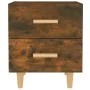 Mesita de noche color roble ahumado 40x35x47,5 cm de vidaXL, Mesitas de noche - Ref: Foro24-817285, Precio: 35,65 €, Descuent...