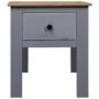 Mesita de noche de madera maciza pino Panamá gris 46x40x57 cm de vidaXL, Mesitas de noche - Ref: Foro24-282692, Precio: 41,35...