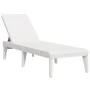 Tumbona de PP blanco 186x60x29 cm de , Tumbonas - Ref: Foro24-364215, Precio: 119,29 €, Descuento: %
