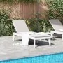 Tumbona de PP blanco 186x60x29 cm de , Tumbonas - Ref: Foro24-364215, Precio: 119,29 €, Descuento: %