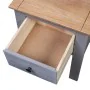 Mesita de noche de madera maciza pino Panamá gris 46x40x57 cm de vidaXL, Mesitas de noche - Ref: Foro24-282692, Precio: 41,35...
