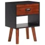 VidaXL Mesitas de noche 2 unidades madera de acacia maciza 40x30x57 cm de vidaXL, Mesitas de noche - Ref: Foro24-243177, Prec...