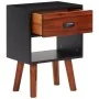 VidaXL Mesitas de noche 2 unidades madera de acacia maciza 40x30x57 cm de vidaXL, Mesitas de noche - Ref: Foro24-243177, Prec...