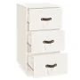Bedside tables 2 pcs solid white pine wood 40x40x75 cm by vidaXL, Nightstands - Ref: Foro24-818338, Price: 136,61 €, Discount: %