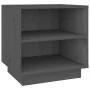 Mesita de noche de madera maciza de pino gris 40x34x40 cm de vidaXL, Mesitas de noche - Ref: Foro24-813329, Precio: 28,17 €, ...