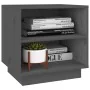 Mesita de noche de madera maciza de pino gris 40x34x40 cm de vidaXL, Mesitas de noche - Ref: Foro24-813329, Precio: 28,17 €, ...