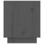 Mesita de noche de madera maciza de pino gris 40x34x40 cm de vidaXL, Mesitas de noche - Ref: Foro24-813329, Precio: 28,17 €, ...