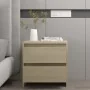 Mesita de noche madera ingeniería roble Sonoma 45x34,5x44,5 cm de vidaXL, Mesitas de noche - Ref: Foro24-809851, Precio: 45,5...