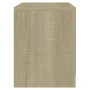 Mesita de noche madera ingeniería roble Sonoma 45x34,5x44,5 cm de vidaXL, Mesitas de noche - Ref: Foro24-809851, Precio: 45,5...