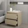 Mesita de noche madera ingeniería roble Sonoma 45x34,5x44,5 cm de vidaXL, Mesitas de noche - Ref: Foro24-809851, Precio: 45,5...