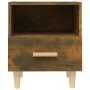 Mesitas de noche 2 unidades color roble ahumado 40x35x47 cm de vidaXL, Mesitas de noche - Ref: Foro24-817298, Precio: 49,51 €...