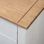 Mesita de noche madera maciza pino Panamá blanco 46x40x57 cm de vidaXL, Mesitas de noche - Ref: Foro24-282654, Precio: 88,12 ...