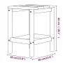 Mesa de jardín Adirondack HDPE antracita 38x38x46 cm de vidaXL, Mesas de jardín - Ref: Foro24-318642, Precio: 59,45 €, Descue...