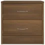 Mesita de noche madera contrachapada roble marrón 40x30x40 cm de vidaXL, Mesitas de noche - Ref: Foro24-815409, Precio: 40,27...