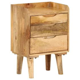 Mesita de noche de madera maciza de mango 40x30x59,5 cm de vidaXL, Mesitas de noche - Ref: Foro24-246788, Precio: 153,95 €, D...