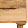 Mesita de noche de madera maciza de mango 40x30x59,5 cm de vidaXL, Mesitas de noche - Ref: Foro24-246788, Precio: 153,95 €, D...