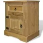 Corona Range Mexican pine bedside table 53x39x66 cm by vidaXL, Nightstands - Ref: Foro24-243730, Price: 81,32 €, Discount: %