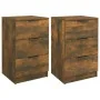 Nightstands 2 units smoked oak color 40x36x65 cm by vidaXL, Nightstands - Ref: Foro24-817052, Price: 78,64 €, Discount: %