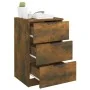 Mesitas de noche 2 unidades color roble ahumado 40x36x65 cm de vidaXL, Mesitas de noche - Ref: Foro24-817052, Precio: 78,64 €...
