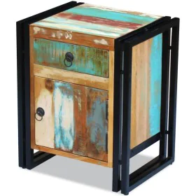 Mesita de noche de madera maciza reciclada de vidaXL, Mesitas de noche - Ref: Foro24-243278, Precio: 132,39 €, Descuento: %