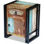 Mesita de noche de madera maciza reciclada de vidaXL, Mesitas de noche - Ref: Foro24-243278, Precio: 132,39 €, Descuento: %