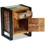 Mesita de noche de madera maciza reciclada de vidaXL, Mesitas de noche - Ref: Foro24-243278, Precio: 132,39 €, Descuento: %