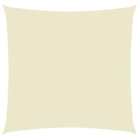 Quadratische Segelmarkise aus cremefarbenem Oxford-Stoff, 3 x 3 m von vidaXL, Sonnenschirme - Ref: Foro24-135192, Preis: 35,5...