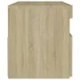 Mesitas de noche con LED 2 uds contrachapada Sonoma 60x35x40 cm de vidaXL, Mesitas de noche - Ref: Foro24-3082781, Precio: 82...