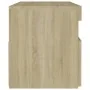 Nachttische mit LED 2 Stück Sonoma Sperrholz 60x35x40 cm von vidaXL, Nachttische - Ref: Foro24-3082781, Preis: 82,04 €, Rabat...