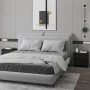 Mesitas de noche 2 uds madera ingeniería negro 45x34,5x44,5 cm de vidaXL, Mesitas de noche - Ref: Foro24-809848, Precio: 73,6...