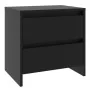 Mesitas de noche 2 uds madera ingeniería negro 45x34,5x44,5 cm de vidaXL, Mesitas de noche - Ref: Foro24-809848, Precio: 73,6...