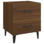 Mesita de noche 2 unidades roble marrón 40x35x47,5 cm de vidaXL, Mesitas de noche - Ref: Foro24-817296, Precio: 75,83 €, Desc...