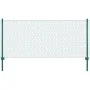 Wire mesh fence with steel posts 25x1 m green by vidaXL, fence panels - Ref: Foro24-144615, Price: 90,65 €, Discount: %