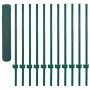 Maschendrahtzaun mit Stahlpfosten 25x1 m grün von vidaXL, Zaunpaneele - Ref: Foro24-144615, Preis: 90,65 €, Rabatt: %