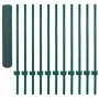 Wire mesh fence with steel posts 25x1 m green by vidaXL, fence panels - Ref: Foro24-144615, Price: 90,65 €, Discount: %