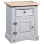 Mesita de noche Corona Range pino mexicano gris 53x39x66 cm de vidaXL, Mesitas de noche - Ref: Foro24-282617, Precio: 81,63 €...