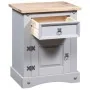 Mesita de noche Corona Range pino mexicano gris 53x39x66 cm de vidaXL, Mesitas de noche - Ref: Foro24-282617, Precio: 81,63 €...