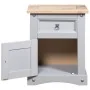 Mesita de noche Corona Range pino mexicano gris 53x39x66 cm de vidaXL, Mesitas de noche - Ref: Foro24-282617, Precio: 81,63 €...