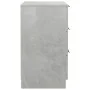 Mesita de noche color gris hormigón 40x36x65 cm de vidaXL, Mesitas de noche - Ref: Foro24-811276, Precio: 55,39 €, Descuento: %