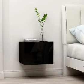 Mesitas de noche 2 uds madera contrachapada negro 40x30x30 cm de vidaXL, Mesitas de noche - Ref: Foro24-801056, Precio: 59,64...