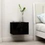 Mesitas de noche 2 uds madera contrachapada negro 40x30x30 cm de vidaXL, Mesitas de noche - Ref: Foro24-801056, Precio: 59,64...