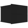 Mesitas de noche 2 uds madera contrachapada negro 40x30x30 cm de vidaXL, Mesitas de noche - Ref: Foro24-801056, Precio: 59,64...