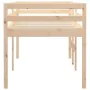 Cama alta madera maciza de pino 75x190 cm de , Camas y somieres - Ref: Foro24-821619, Precio: 131,18 €, Descuento: %
